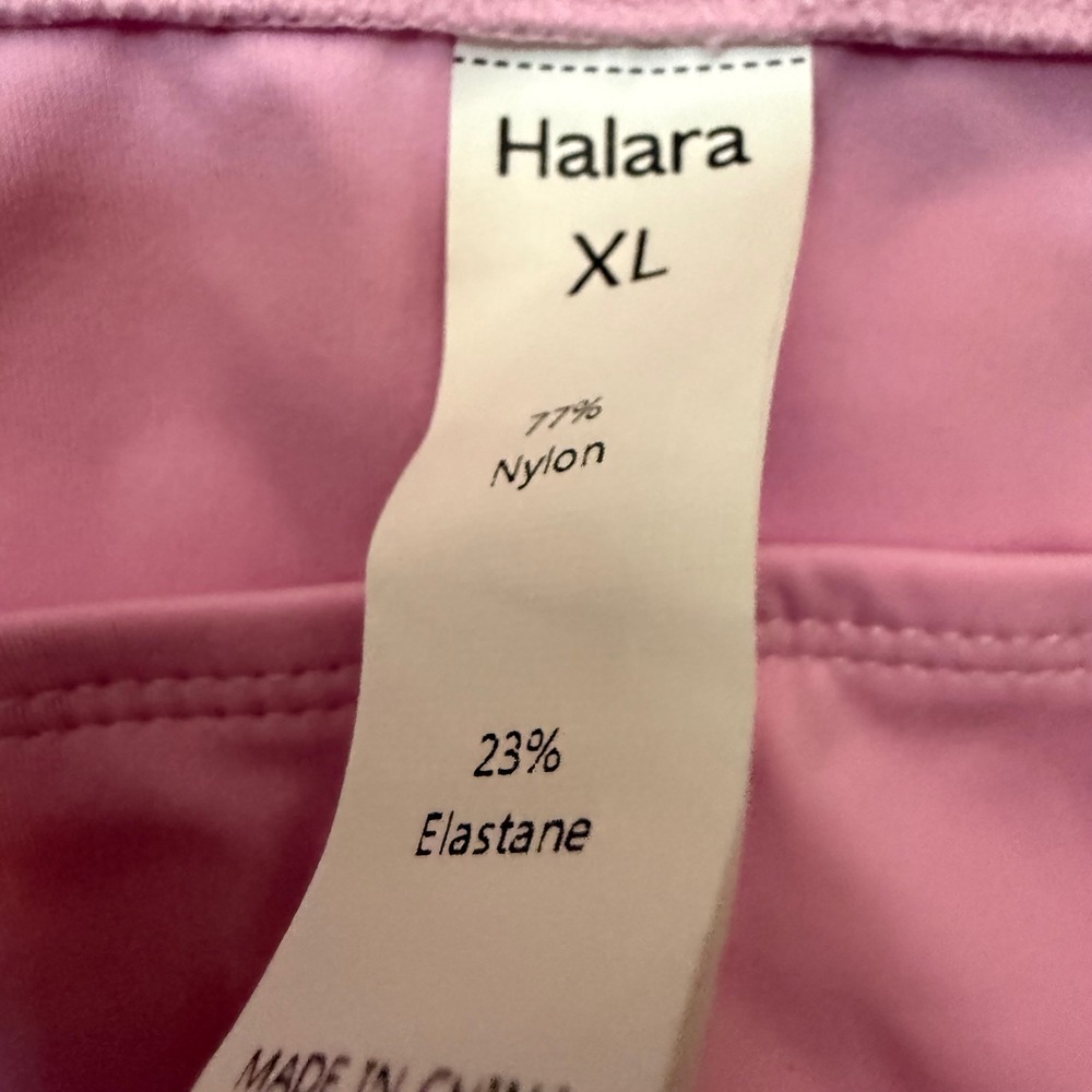 NWT Halara SoftlyZero Athletic Dress/Shorts Women XL Pink Ruffle Tennis Golf Set - Picture 9 of 11